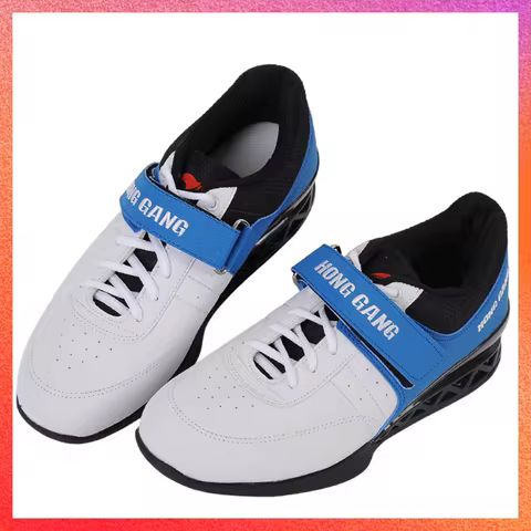 Brand HONGGANG Size 36-45 Powerlifting Shoes for Men Indoor Sports Gym Shoes Women's Comfortable Squ