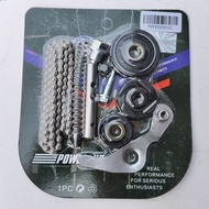 ATAKA ชุดโซ่ราวลิ้น HONDA DREAM/WAVE100/EX5 1 ชุด ยกชุด แถม สปริงดันโซ่ น๊อต แหวนกันน้ำมัน WAVE110 W