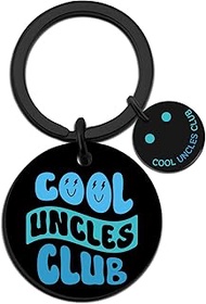 Fathers Day Uncle Gifts From Niece Nephew Cool Uncles Club Keychain Best Uncle Gifts for Men Uncles 