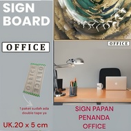 Office sign plate label writing board office sign system office room sign board office sign/ office 