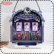 LIKE Reading Tracker Signage, Wooden 2D Books Read Tracker,  Handmade Books Read This Year Reading C
