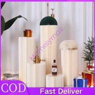 Bazaar Booth Props Folding Paper CylinderPodium Wedding Birthday Decoration Diameter 40cm 60cm/ 80cm