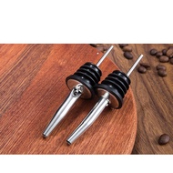 Stainless Steel Bottle Caps Liquor Spirit Pourer Dispenser Free Flow Wine Bottle Pour Spout Stopper 