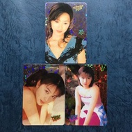 YES 閃咭 日本歌手/明星 酒井法子; 奧菜惠; 深田恭子 90年代YES/明星 咭/卡/CARD 共三張., 若要散買每張20元. 