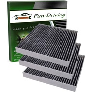 FUN-DRIVING 3 Pack FD157 Cabin Air Filter for AVALON/CAMRY/COROLLA/PRIUS/PRIUS PRIME/RAV4,ES350/RX35
