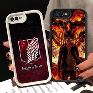 A-32 Attack on Titan Case for Realme C2S C2 OPPO A12E A1K A3S Black White