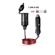 Car cigarette lighter socket extension cable internal plug to socket  car charger cable car cigarett