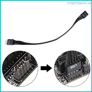 YIN Computer Motherboard Front Usb 9pin 2 0 Extension Cable 9-Pin Male To Female