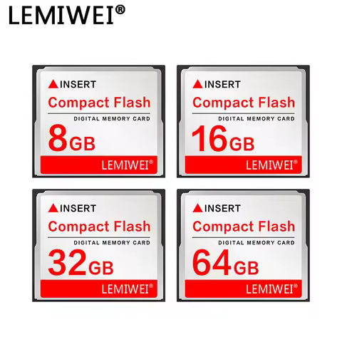 CF Card 2GB 1GB 512MB 256MB 4GB 8GB 32GB Lemiwei Red Compact Flash Digital Memory Card StorageHigh S