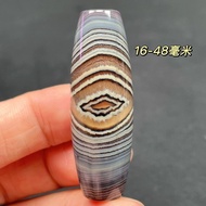 Tibetan Colorful Qin-Colored Agate Dzi Beads Tangling Silk String Old Dzi Loose Beads Bracelet Brace