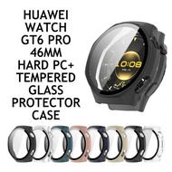 Screen Protector Case For Huawei watch GT6Pro GT 6Pro Hard PC Bumper Tempered Glass Cover For Huawei