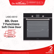 LEBENSSTIL KOLLEKTION LKBO-8010 Built in Oven 10 Function 60cm 80L - Made in Europe