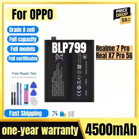 BLP799 for OPPO Realme 7 Pro/Real X7 Pro 5G Phone Battery High Quality High Capacity Replacement Bat