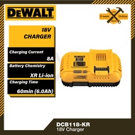 Dewalt 54V And 18V Fast Charger 8A Flexvolt Fan Cooled Charger DCB118-KR