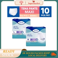 TENA Proskin Pants Maxi Adult Diapers M/L 4x10s【4 Packs/Ctn】