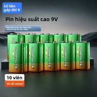 Doublepow | Pin 9V Dung Lượng Cao 6F22 Dài Lâu cho Đồ Chơi và Điều Khiển Từ Xa