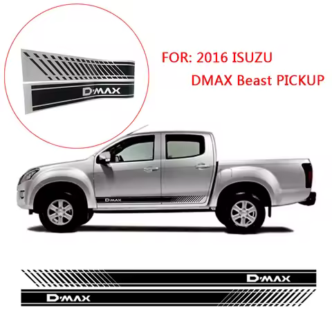 2pcs Gradient Door Decal Sticker Side Graphic For 2016 ISUZU DMAX Beast PICKUP