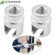 MIOSHOP Car Dent Repair Puller Head, Aluminum Alloy Silver Pulling Tab Adapter, Dent Repair Tools Ca