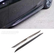 Car Side Skirt Lip Spoiler Extension Diffuser Guard Apron For BMW 3 Series G20 G28 2020+ Side Skirt 
