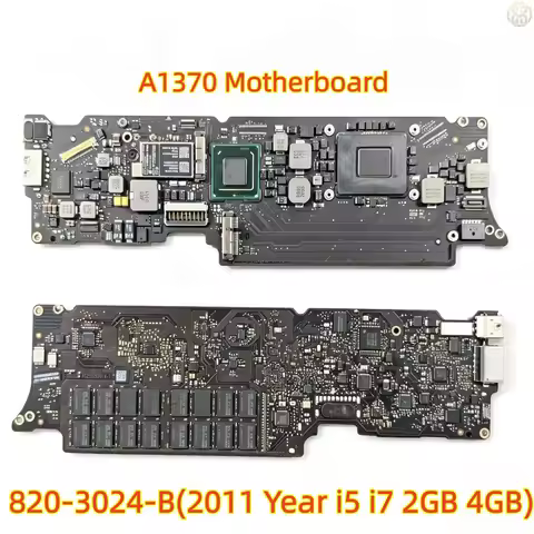 A1370 Logic Board 820-3024-B 1.6GHz i5 1.8GHz i7 2GB 4GB RAM For MacBook Air 11 Inch Motherboard 201