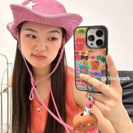iPhone11系列少女手機套【iPhone 11 Pro Max;夏日黑皮貓咪】iphone手機殼 卡通可愛手機殼 軟殼 鏡頭保護 防摔 防滑