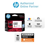 HP 680 Cartridge - Black/Color F6V27AA/F6V26AA