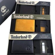 【Timberland專櫃正品/ 附購買證明】天柏嵐新款經典黃靴色磨砂麂皮零錢袋短夾+鑰匙圈禮盒組附新款提袋 真皮夾錢包