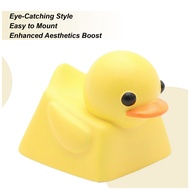 Cute Keyboard Key Caps Yellow Duck Resin Mechanical Keyboard Keycaps Tension Relief Toys Replacement