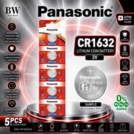 Panasonic CR1632 Coin Batteries 5pcs
