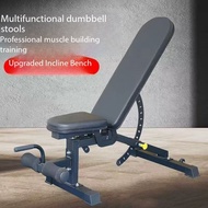 Steel Commercial Bench Press Adjustable Dumbbell Gym Bench Weight Lifting Flat, Incline & Decline Bu
