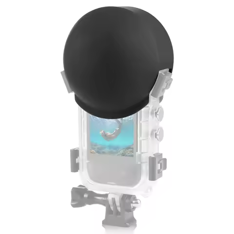 PULUZ Invisible Dive Case Lens Guard Silicone Protective Cover For Insta360 X3/ X4 Lens Cap Action C