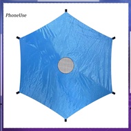 PhoneUse 6-pole Trampolines Sunshade Weatherproof Trampoline Cover 6/8/10/12/14ft Trampoline Sunshad