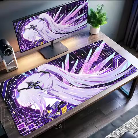 Mousepad HD Printing HSR Gaming Honkai Star Rail Cyrene Firefly‌ Silver Wolf Keyboard Rubber Mouse P