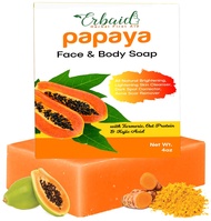 Papaya Soap Face & Body Wash – Skin Brightening Papaya Soap Bar for Dark Spots – Reduce Acne, Cleans