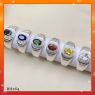 💥PROMO💥#RH264 Silver 925 Original Engagement Ring - Cincin Silver, Cincin Batu untuk Lelaki Perempuan Couple