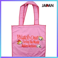 Shipped from JapanSmall Planet Powerpuff Girls Flat Tote Bag PK 205371 Powerpuff The Powerpuff Girls