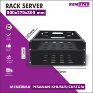 KEMSTAR 6U Wall Mount Network Rack Server 14 inch Black Rack