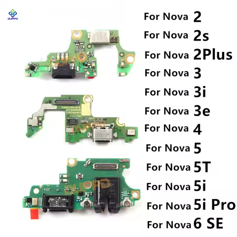 Charging Port Connector Board Parts Flex Cable With Microphone Mic For HuaWei Nova 6 SE 5T 5i 4e 4 3