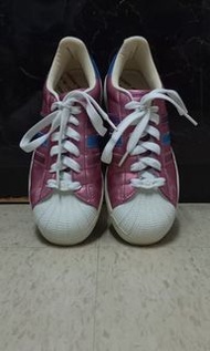Adidas Orginal Pink And Blue And Write Color Women Shoes(US8)「超級急賣」
