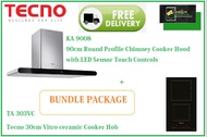 TECNO HOOD AND HOB BUNDLE PACKAGE FOR ( KA 9008 &amp; TA 303VC) / FREE EXPRESS DELIVERY