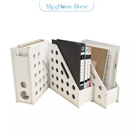 Simple office desktop file rack book stand desktop file storage stand office paper file storage rack