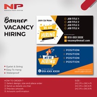 BANNER PRINTING ( JOB VACANCY )  FREE Templates