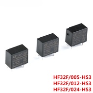 2PCS HF32F JZC-32F 5V 12V 24V Power Relays JZC-32F-005-ZS3 JZC-32F-012-ZS3 JZC-32F-024-ZS3 3A 250VAC