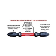 MILWAUKEE DOUBLE-END SCREW BIT SHOCKWAVE IMPACT DUTY / 1 PIECE (65MM &amp; 110MM)