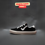 SEPATU VANS21 DX STYLE ANAHEIM FACTORY SKATEBOARDING HITAM PUTIH SUEDE 36-43