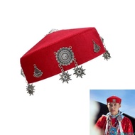 Best Vintage Ethnic Embroidered Hat Adjustable Sizes 54cm and 56cm in 8 Colors Choices
