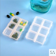 Plastic Storage Jewelry Box 6 Grids 1 PCS - HK6