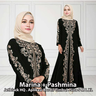 Galeri Abaya - Gamis Abaya Turki Hitam Bordir Zoya Jetblack Arab Saudi Baju Turkey Remaja Wanita Mus