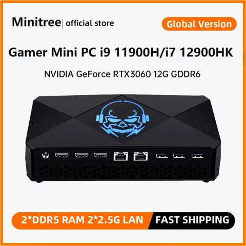 13Th Gen Mini Gaming PC Core i9-13900HK i7-13700H Nvidia RTX3060 12G Win11 Office Mini Computer 3xHD