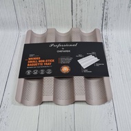 Chefmade WK9083 Small Non Stick Baguette Tray Bake Pan / Baguette Bread Pan